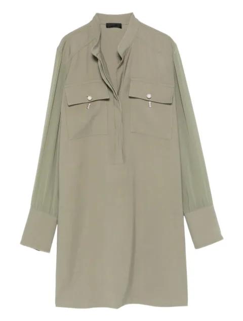 chest-pockets mini dress by LIU JO