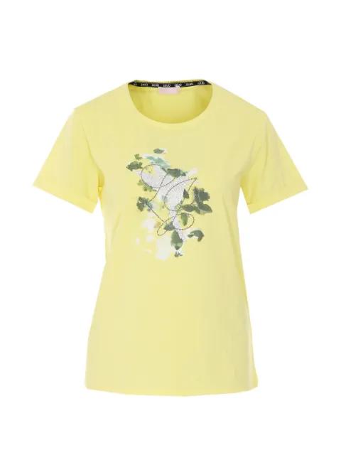crewneck printed T-shirt by LIU JO