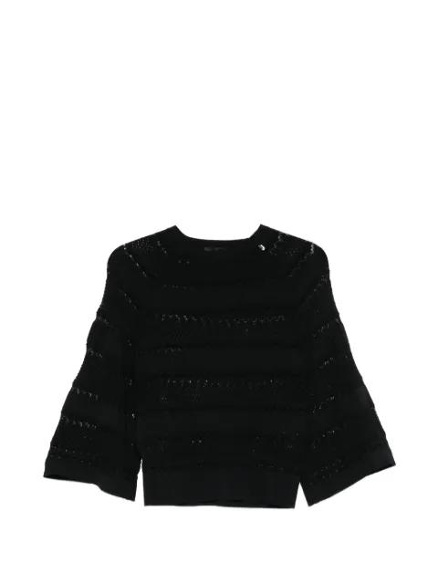 crochet knitted top by LIU JO