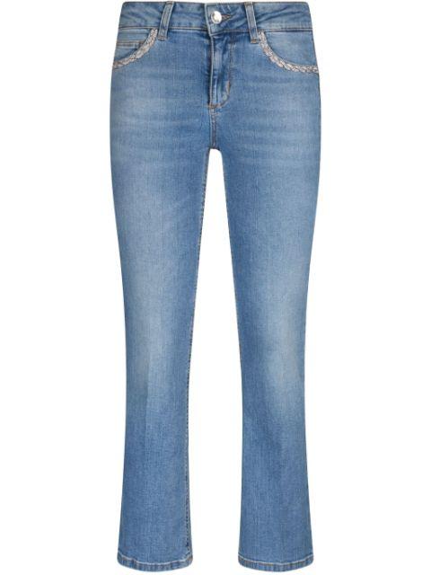 cropped bootcut jeans by LIU JO