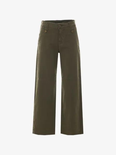 cropped flare trousers by LIU JO