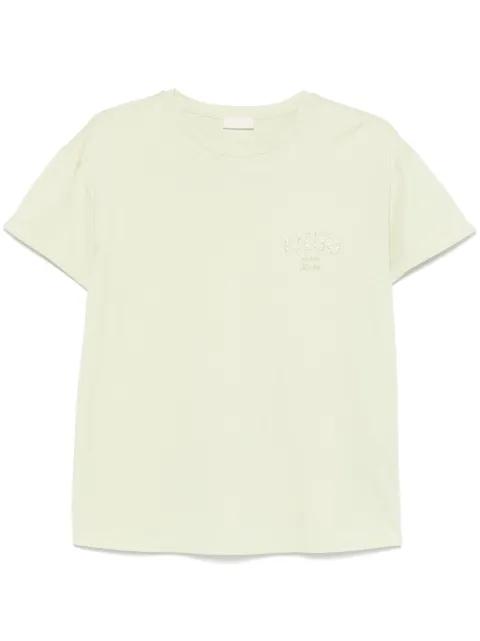 crystal-logo T-shirt by LIU JO