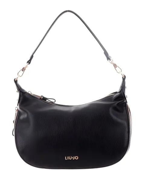 curved zip-detail shoulder bag by LIU JO