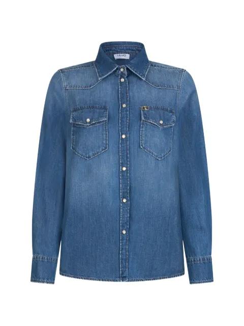 denim wash shirt by LIU JO