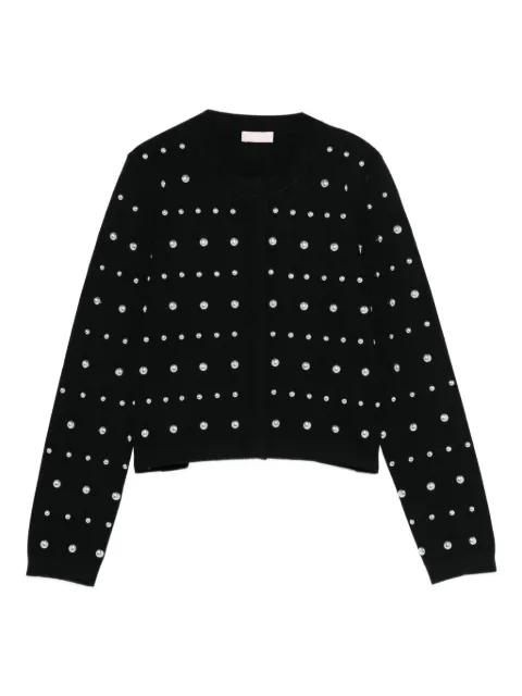 embellished cardigan by LIU JO