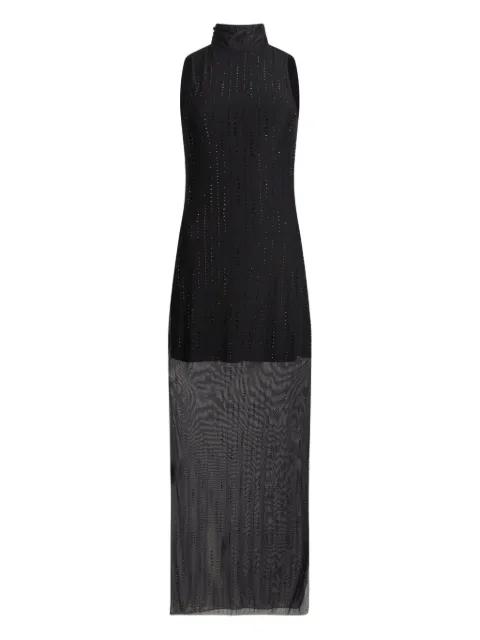 embellished halterneck maxi party dress by LIU JO