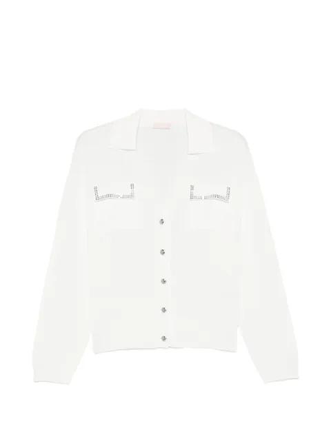 embellished pocket cardigan by LIU JO