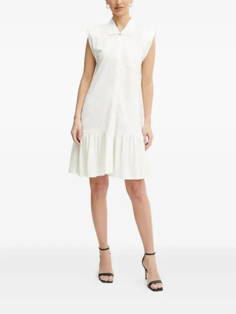 embellished ruffle dress by LIU JO