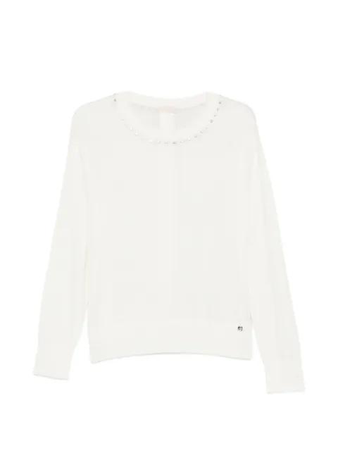 embellished sweater by LIU JO