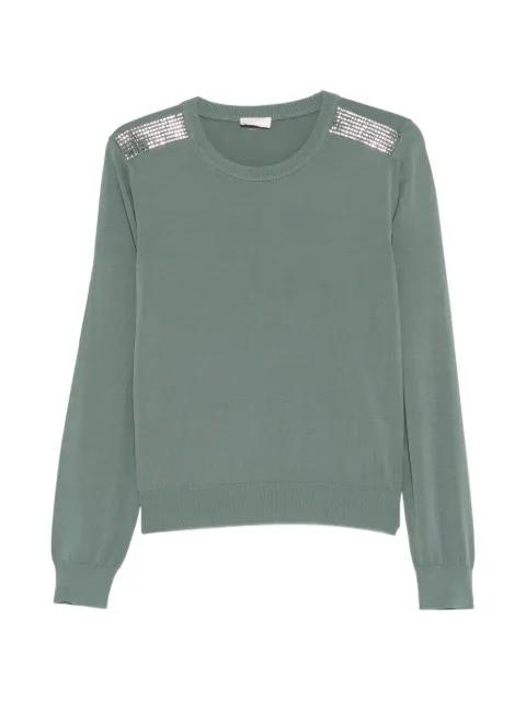 embellished sweater by LIU JO