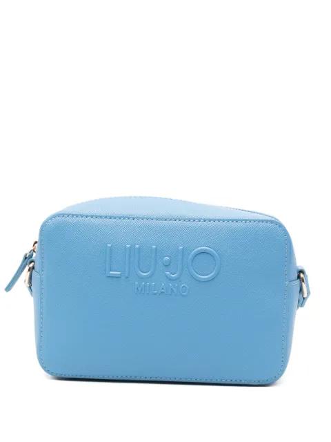 embossed-logo shoulder bag by LIU JO