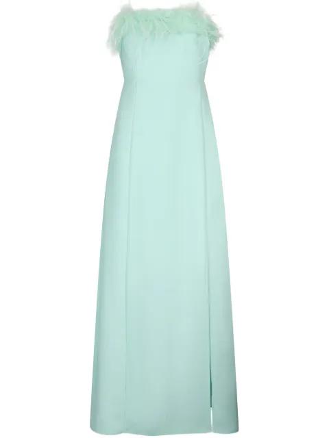 feather-detailing dress by LIU JO