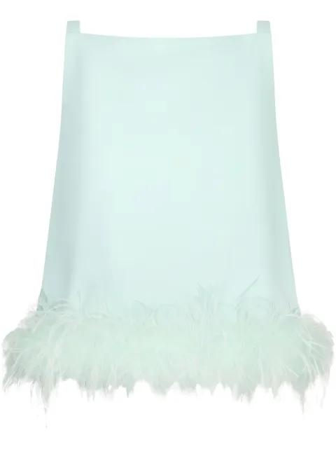 feather-trim blouse by LIU JO