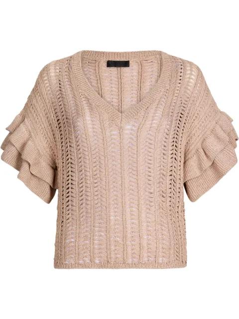 fine-knit T-shirt by LIU JO