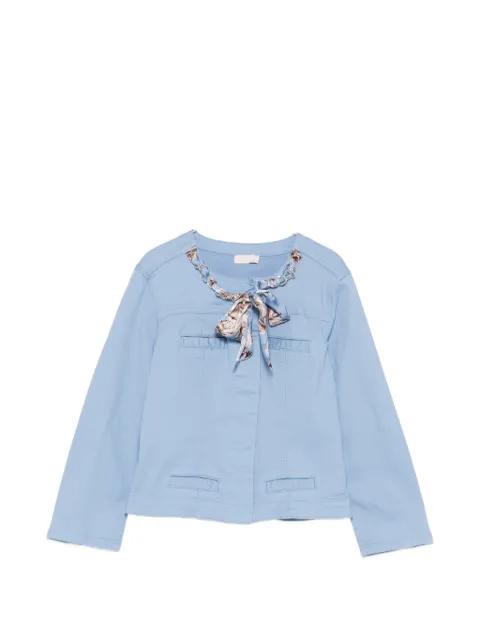 floral chain jacket by LIU JO