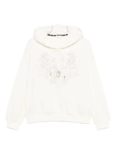 floral-embroidered hoodie by LIU JO