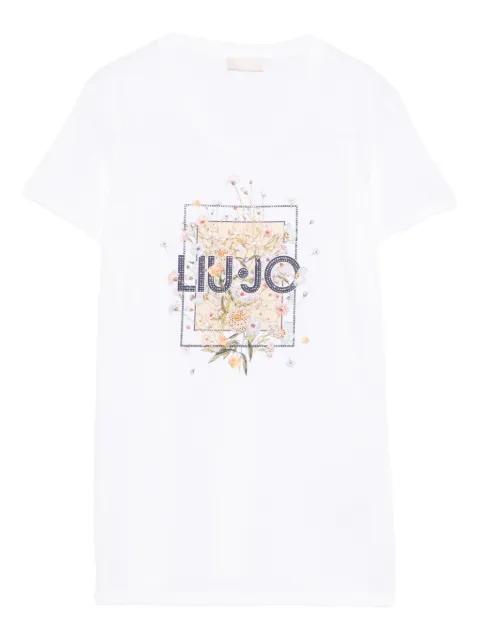 floral-print T-shirt by LIU JO
