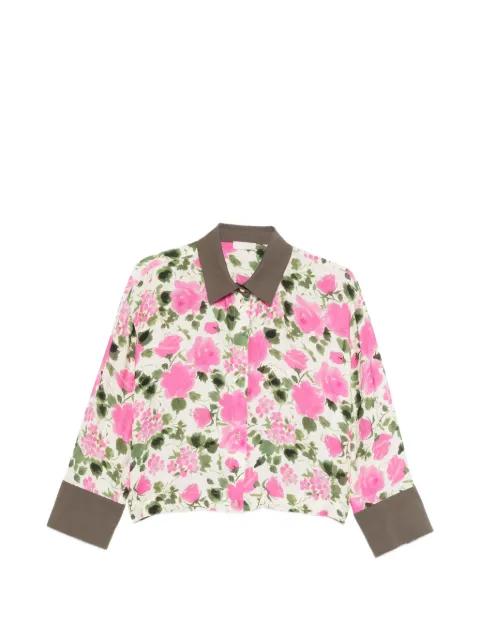 floral print button shirt by LIU JO