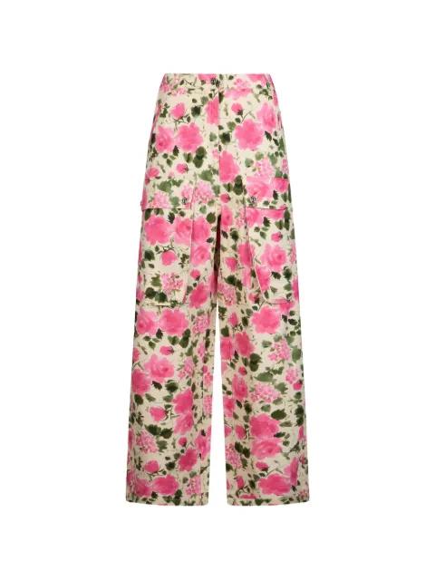 floral-print cargo pants by LIU JO