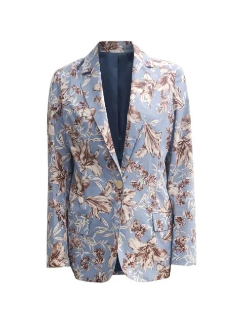 floral single-breasted jacket by LIU JO