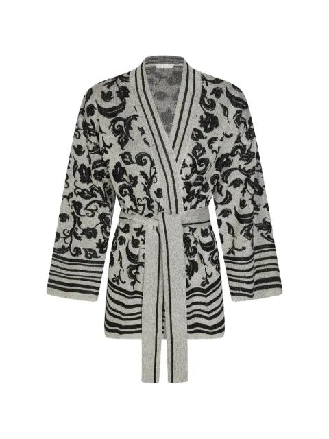 floral stripe cardigan by LIU JO
