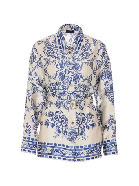 foulard print shirt by LIU JO