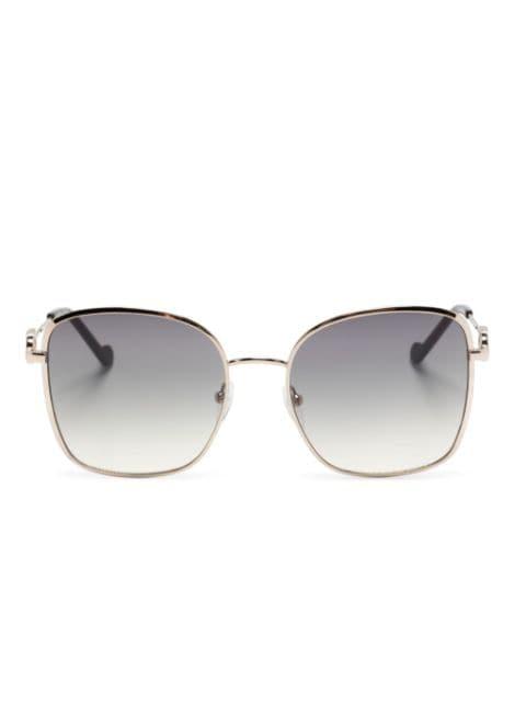 gradient-lens square-frame sunglasses by LIU JO