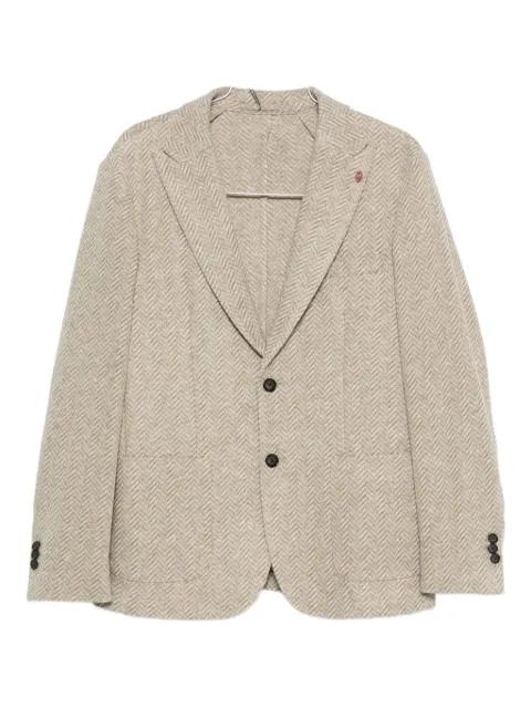 herringbone blazer by LIU JO