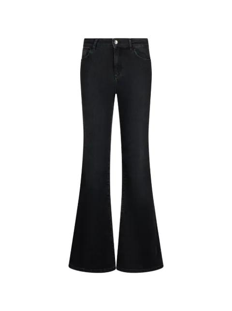 high-rise bootcut jeans by LIU JO