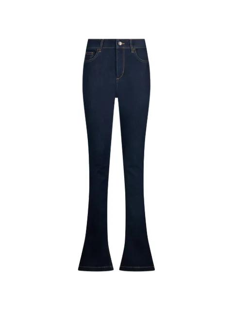 high-rise jeans with zip by LIU JO