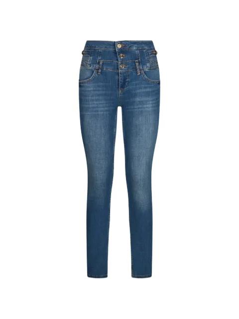 high-rise skinny jeans by LIU JO
