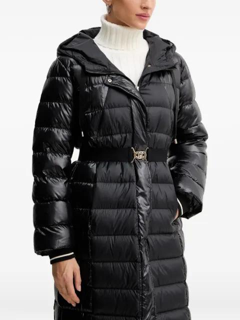 hoodied quilted coat by LIU JO