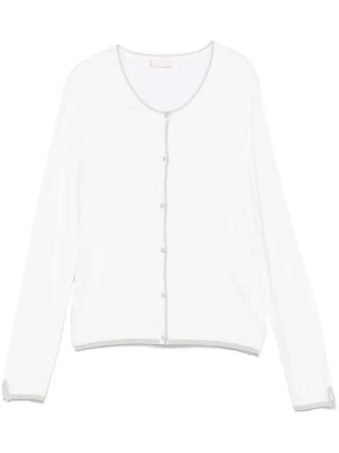 jewel-buttons cardigan by LIU JO