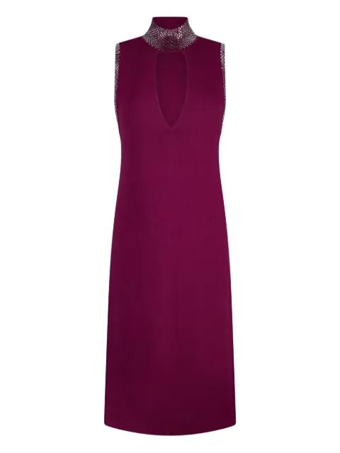 knit dress with rhinestones by LIU JO