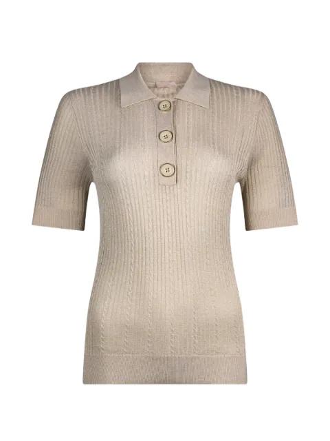 knit polo-shirt by LIU JO