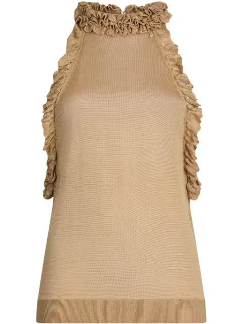 knitted tank top by LIU JO