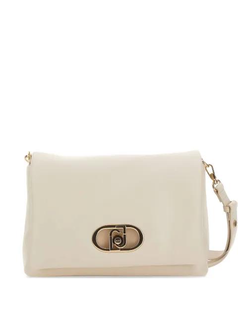 large LaPuffy flap logo shoulder bag by LIU JO