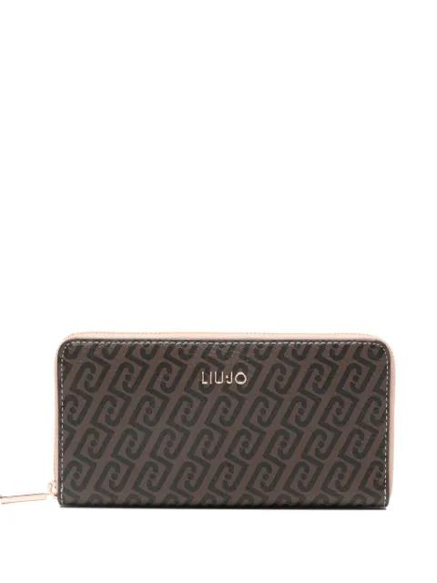 large monogram wallet by LIU JO