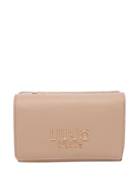 logo-appliqué wallet by LIU JO