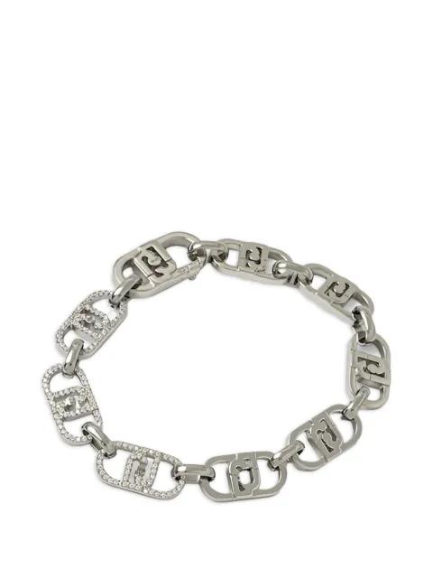 logo-chain bracelet by LIU JO