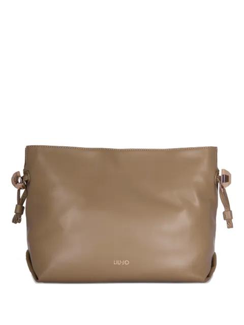 logo-detail zip-top shoulder bag by LIU JO