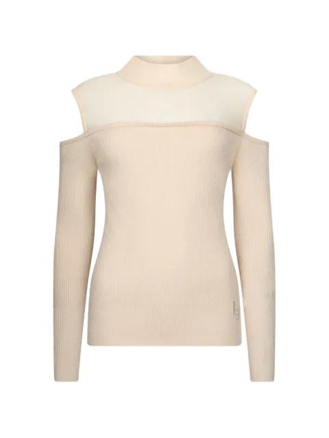 logo-embellishment sweater by LIU JO