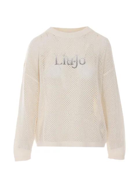 logo-embellishment sweatshirt by LIU JO