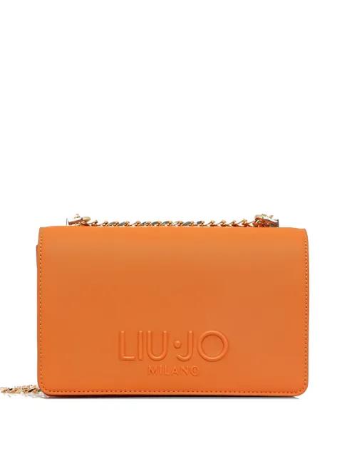 logo-embossed chain-strap crossbody bag by LIU JO