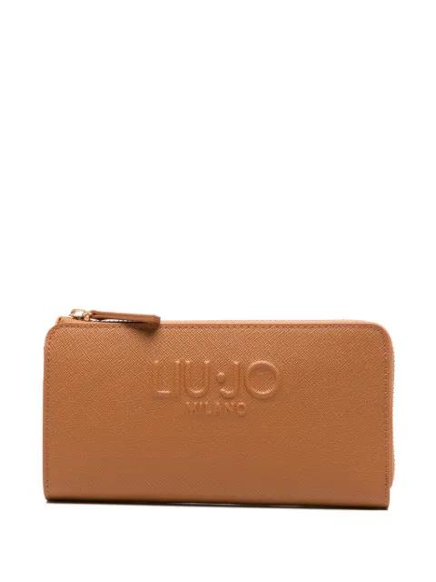 logo-embossed zipped wallet by LIU JO