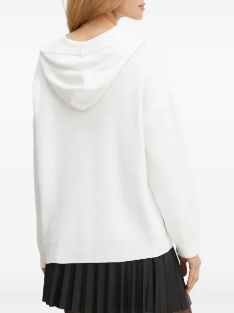 logo-embroidered hoodie by LIU JO