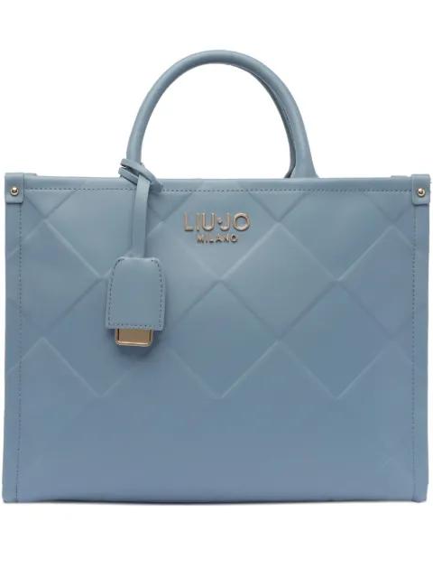 logo-lettering tote bag by LIU JO