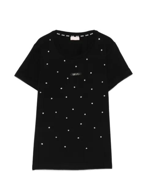 logo-patch T-shirt by LIU JO