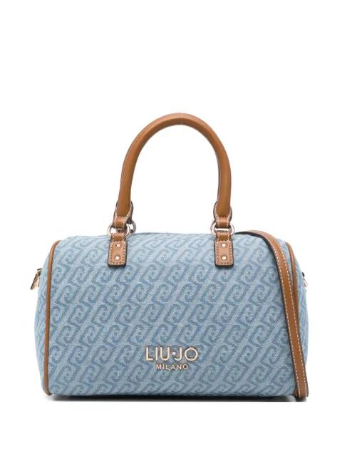 logo pattern handle shoulder bag by LIU JO