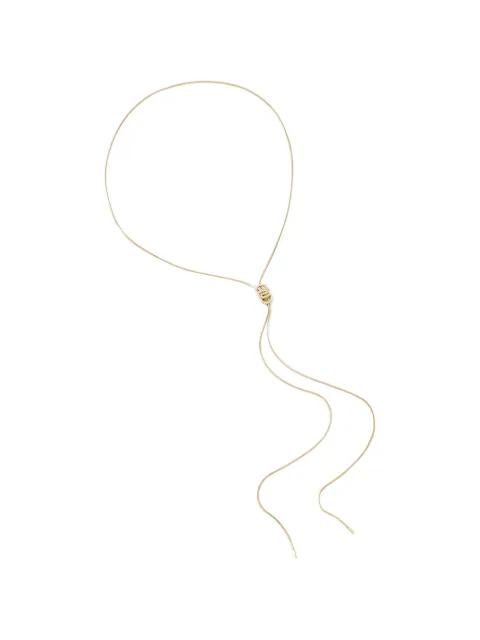 logo-pendant necklace by LIU JO